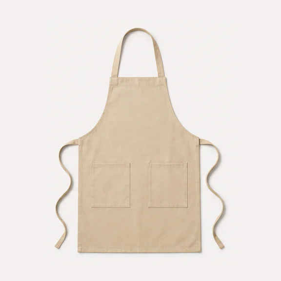 Augusta Sportswear Bib Apron with Pockets, shown blank before decoration