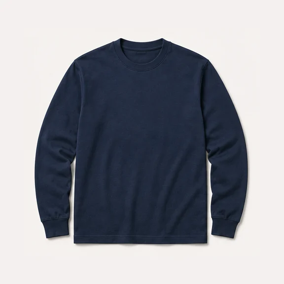 Bulwark Flame-Resistant Long-Sleeve Tee, shown blank before decoration