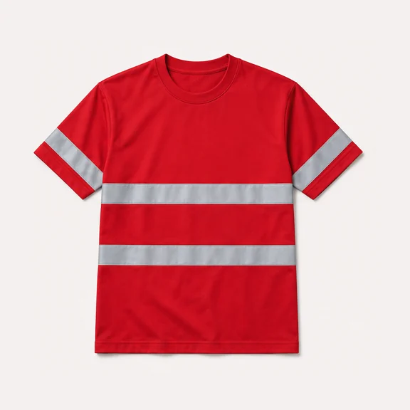 Dickies Enhanced Visibility Tee, shown blank before decoration